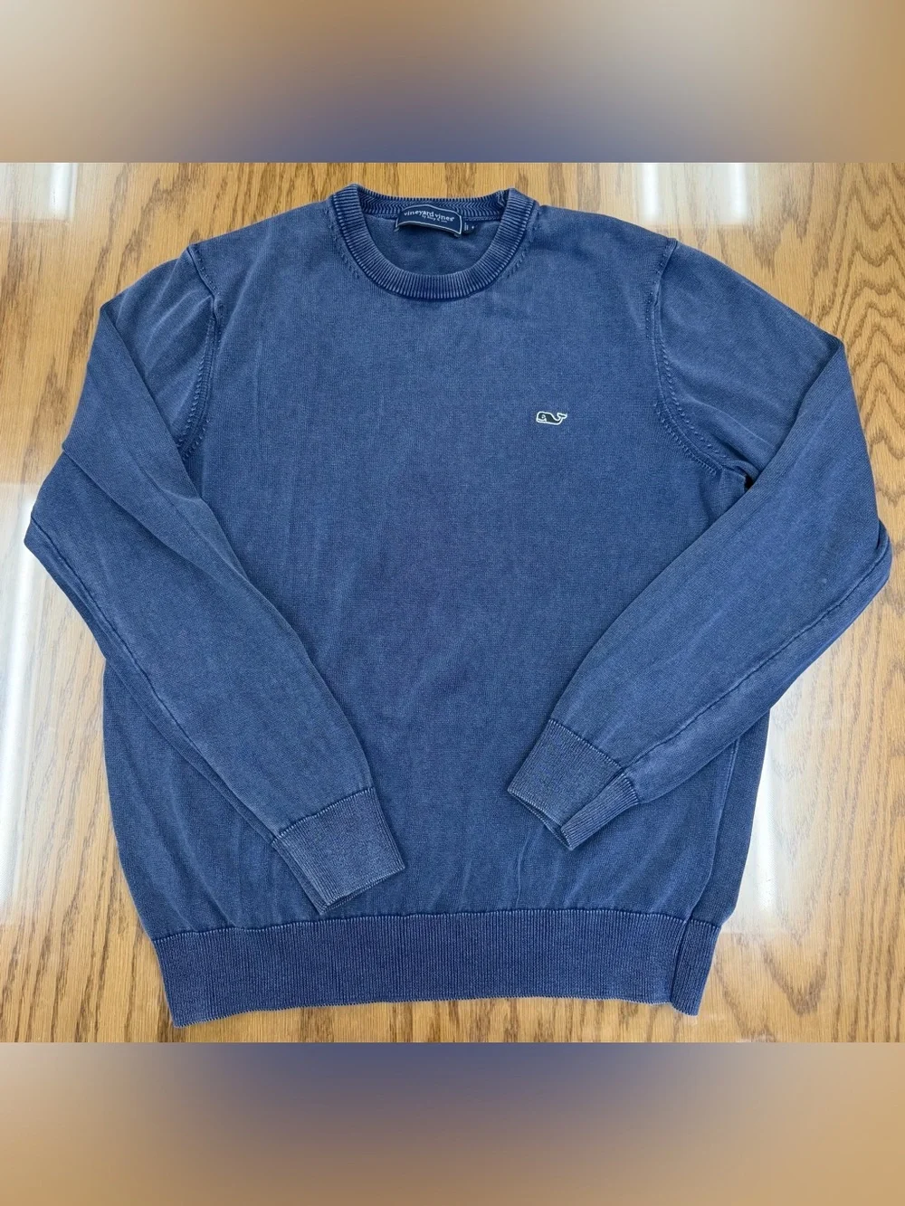 Lot Of 2 Vineyard Vines Lightweight Cotton Sweater Preppy Blue UNC S - 20 x 25